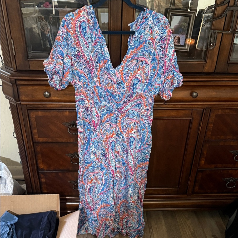 SHEIN Multicolor Paisley Jumpsuit